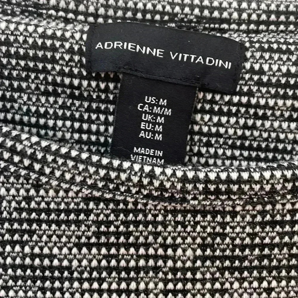 ❤️2/$30❤️Adrienne Vittadini CottonBlend CrewNeck Texture Tunic dress M - Picture 3 of 7